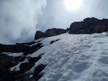 Haut du couloir de descente