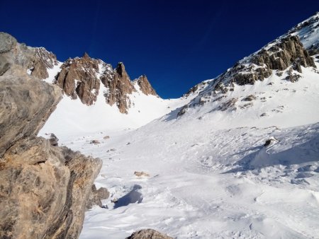 Changement d’orientation sous le Col de la Portiola !