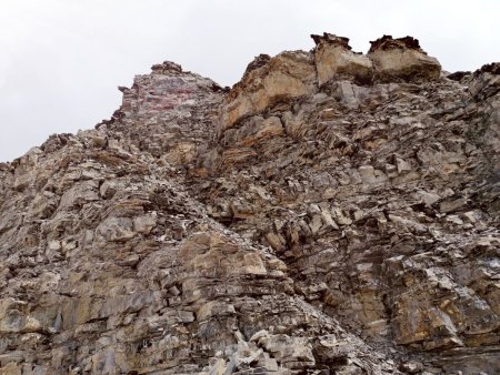 Cheminement labyrinthique lors de l’arête Ouest