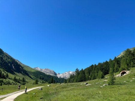 Entrée dans le Vallon du Lauzanier