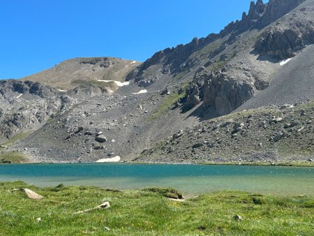 Au bord du Lac de l’Orrenaye