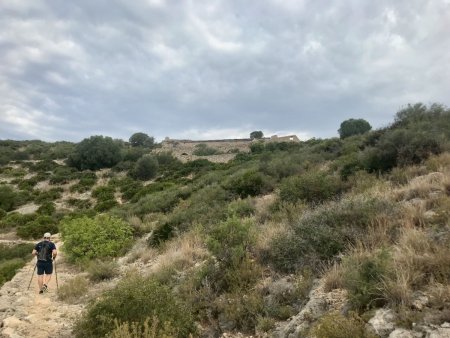 La montée au Corral de Baltasar