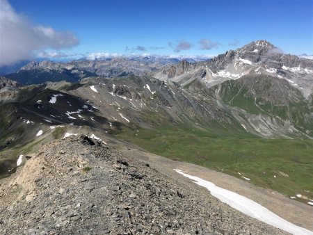 Sur la crête finale, dans le rétro