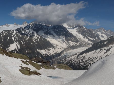 Au refuge du lac Blanc.