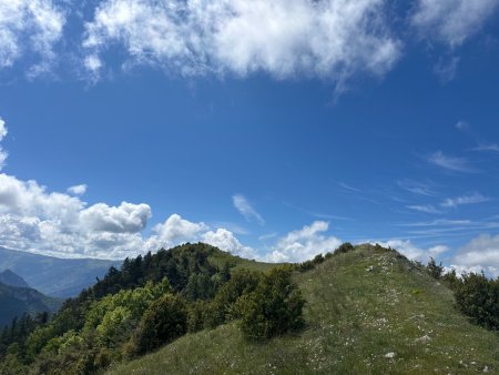 Crête vers le sommet.