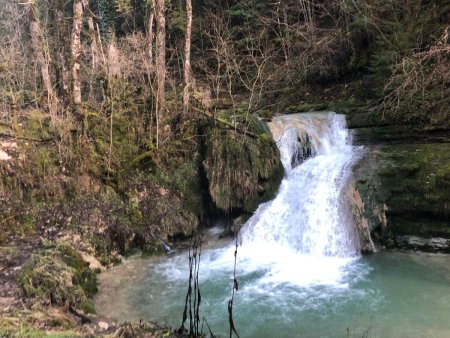 La Cascade du Moulinet, en hiver