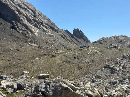 On devine le bivouac Balenghi.