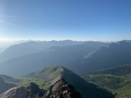 Aiguille de Scolette, Rognosa d’Étache, Roche Noire, Roche Bernaude, Pic du Thabor, Mont Thabor, Punta Rognosa, Mont Viso, Pic de Rochebrune, Pointe des Cerces