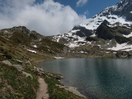 Le long des berges du lac...