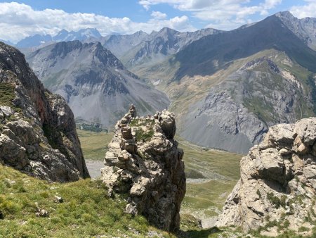 Retour au-dessus du passage délicat