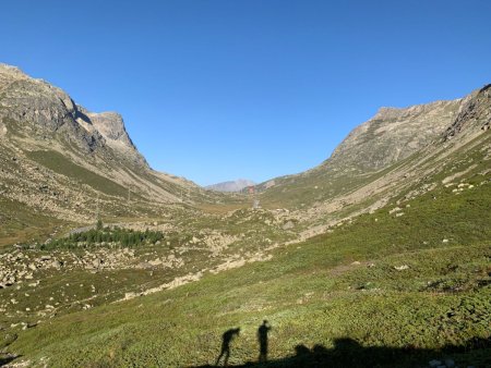 Départ de la route du Julierpass