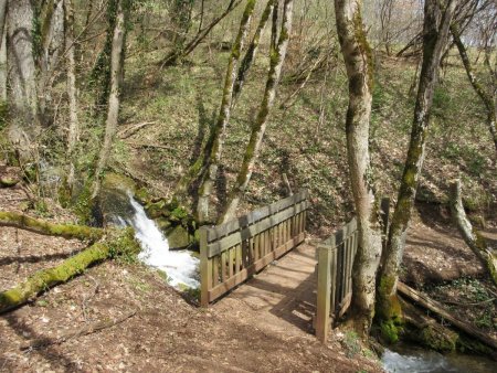 Joli petit pont de bois.