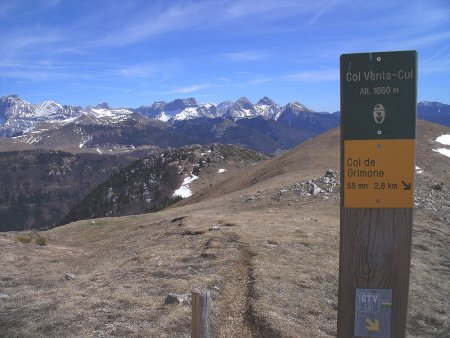 De retour au Col Vente-Cul, direction Col de Grimone