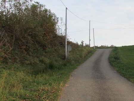 Dernière montée pour accéder au col point de départ.