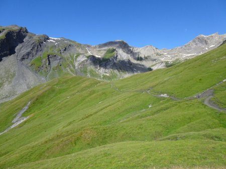 Départ du sentier menant au lac