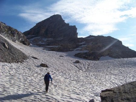 Enfin le glacier, ambiance magique !