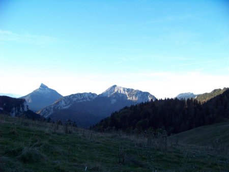 Au col de la Ruchère.