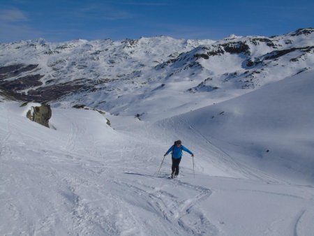 Montée au col de Pierre Blanche