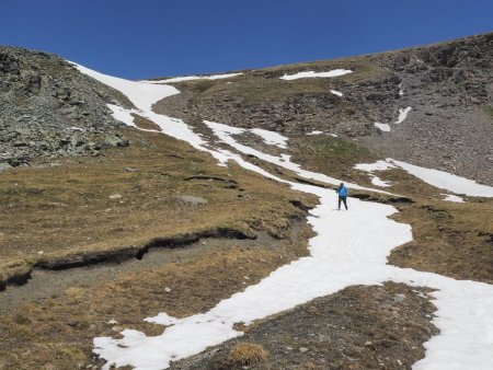 Névé versant S du clapier vert