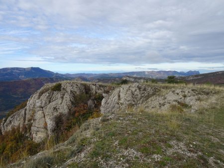 Montagne des Ruelles, au sommet