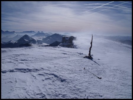 Le Sommet de Ranconnet au sud.