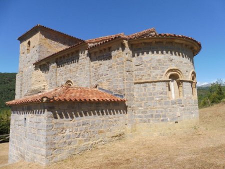 Eglise Santa Maria de Arce. Le chevet roman.