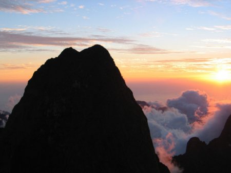 Couché de Soleil sur l’Orohena