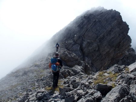 Traversée vers la Tête de Vauclave.