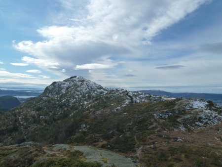 Lyderhorn vu depuis Ørnafjellet.