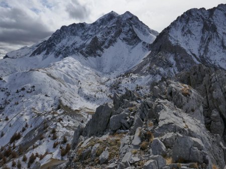 Depuis la première pointe de la Séolane des Besses : majesté presque hivernale