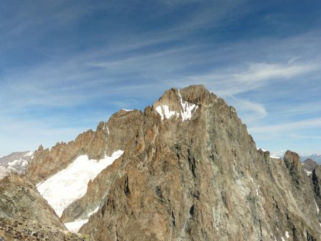 La face sud de la Barre des Ecrins