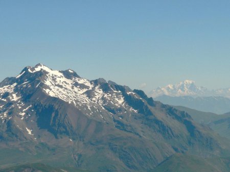 Les Grandes Rousses et le Mont-Blanc