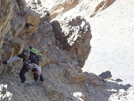 Remontée vers la brèche