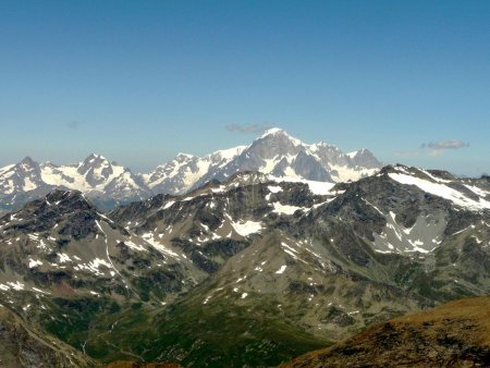 Aiguille des Glaciers, Tré la Tête, Bionnassay, Mont-Blanc, Mont Maudit, Tacul...