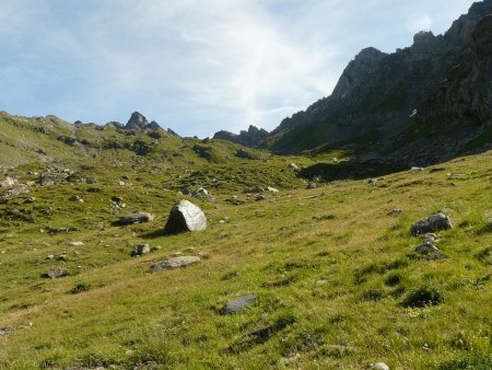 Le bas du vallon des Rousses.