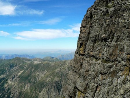 Versant ouest très raide du Grand Capelet