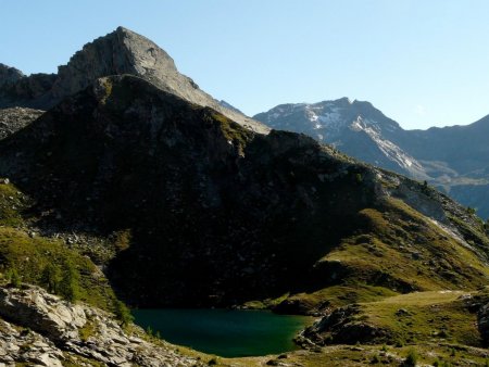 Le lac, dans le rétro.