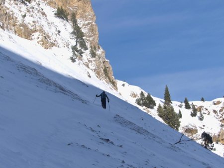 En direction du pas du Fouillet