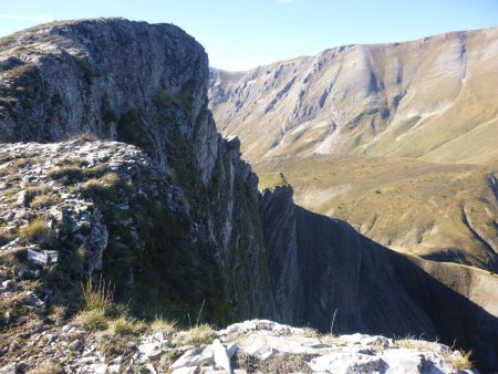 Montée vers le sommet du Chamois