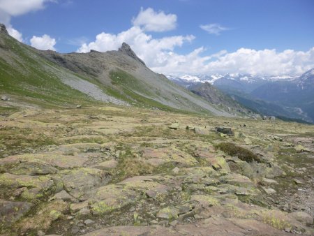 Après être descendus de la Vénasque Sud, côté sud, nous voilà dans le vallon du Brudou