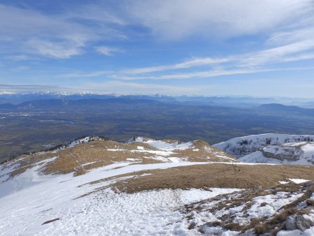 Vers le Genevois et les Alpes.