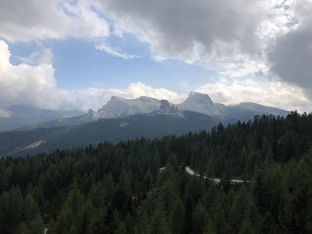 L’Averau et les Cinque Torri depuis le refuge