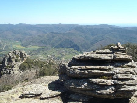 Au-dessus du col de la Baume de Roucayrol