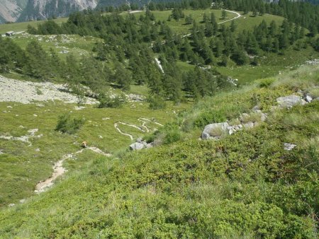 après avoir quitté définitivement la piste