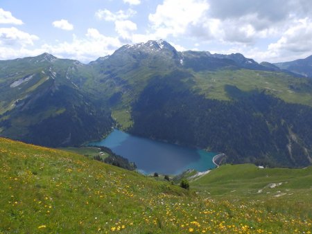 Lac de Saint-Guérin et le Grand Mont.