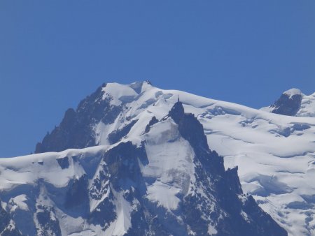 Aiguille du Midi, Mont Blanc du Tacul.