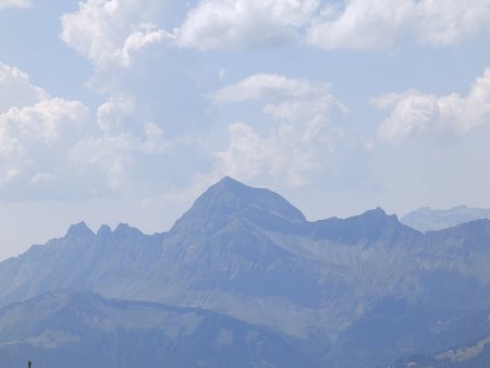 Zoom sur le Mont Charvin.