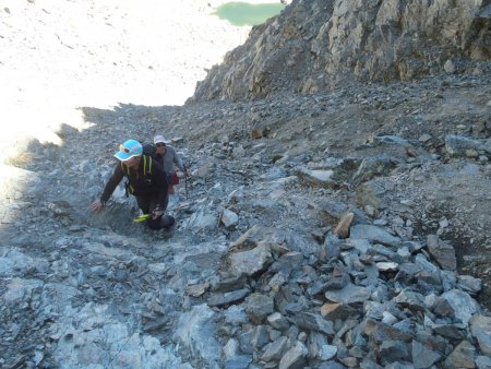 Dans le bas du couloir