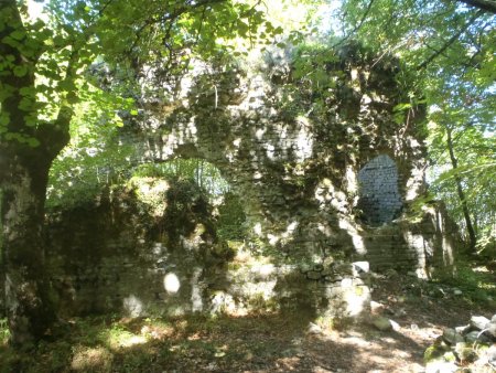 Les ruines du monastère