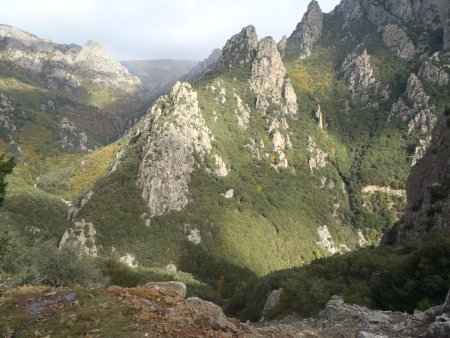 Le haut des Gorges d’Héric et le Cirque de Farrières